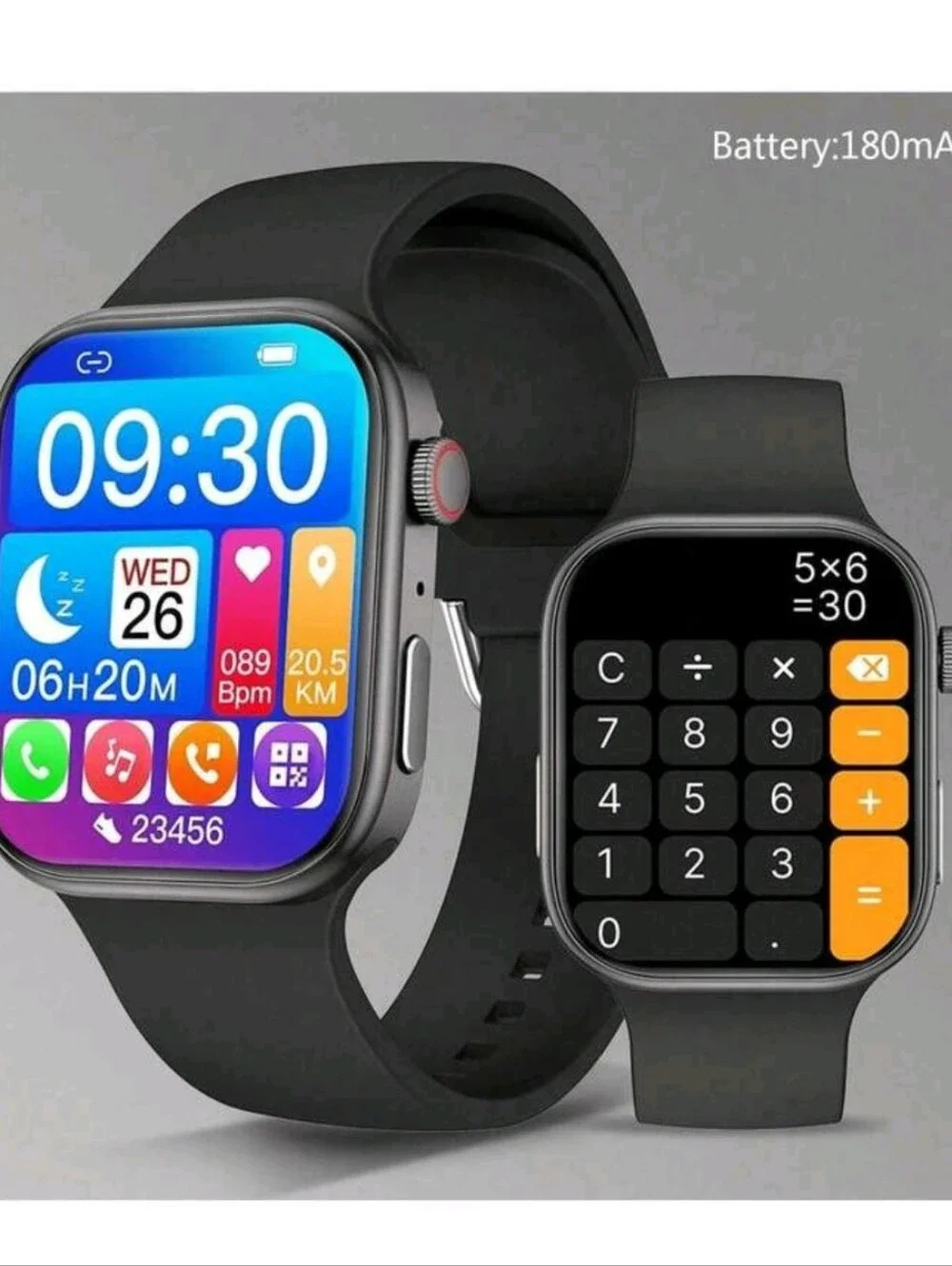 Smart Fitness Watch - Black
